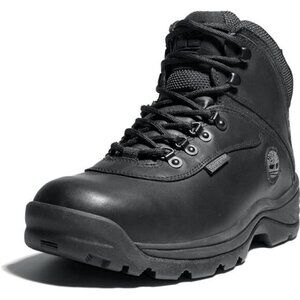 Black Men's White Ledge Mid Waterproof Leather Winter Hiking Outdoor Boots